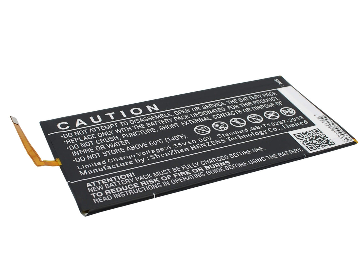 3.8V, 4650mAh, Li-Polymer Battery fits Huawei, Ee Eagle, Ee Eagle 4g Lte, 17.67Wh