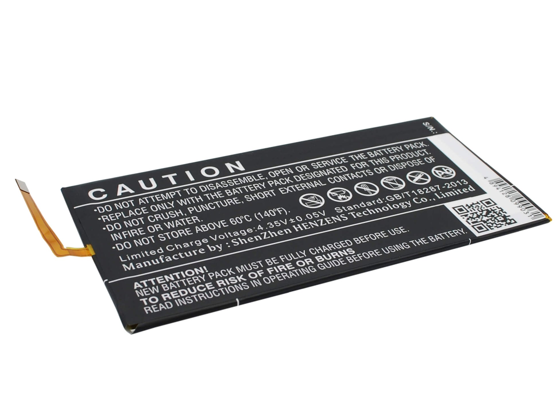 3.8V, 4650mAh, Li-Polymer Battery fits Huawei, Ee Eagle, Ee Eagle 4g Lte, 17.67Wh
