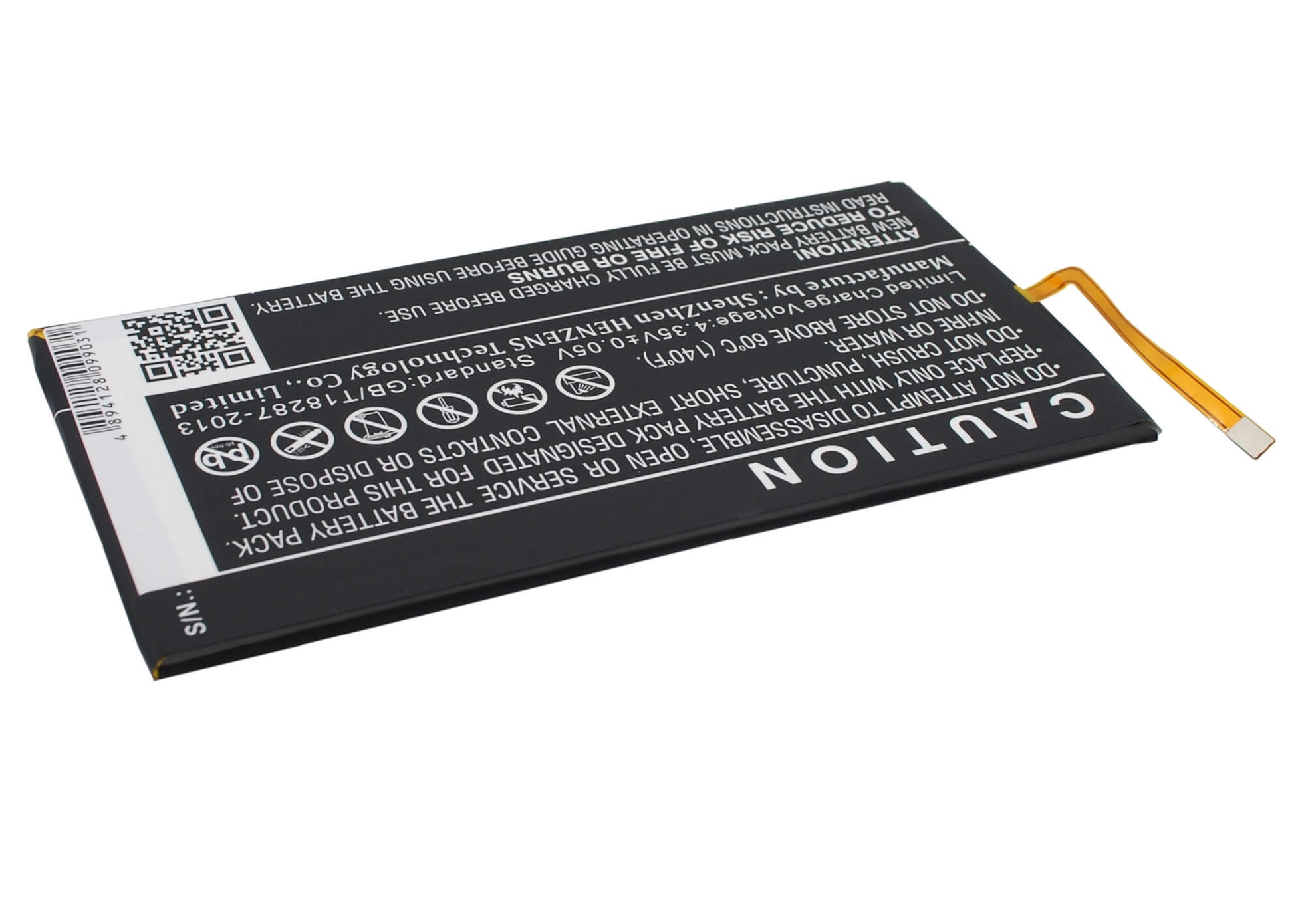 3.8V, 4650mAh, Li-Polymer Battery fits Huawei, Ee Eagle, Ee Eagle 4g Lte, 17.67Wh