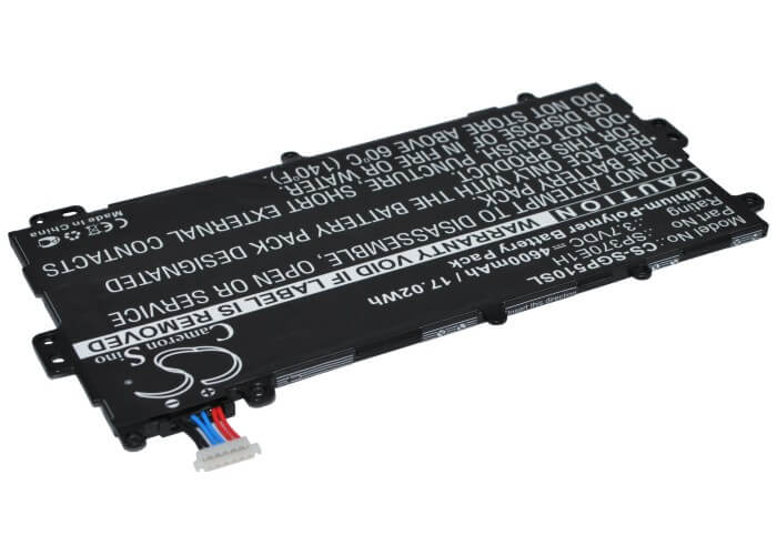 3.7V, 4600mAh, Li-Polymer Battery fits Samsung, Galaxy Note 8.0, Galaxy Note 8.0 32gb, 17.02Wh