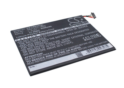 7.4V, 4200mAh, Li-Polymer Battery fits Toshiba, At10le-a-108, At15le-a32, 31.08Wh