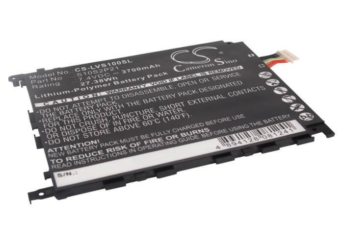 7.4V, 3700mAh, Li-Polymer Battery fits Lenovo, Lepad S1, Lepad Y1011, 27.38Wh