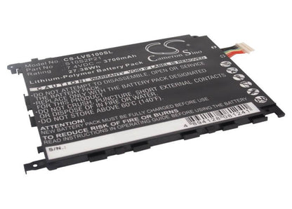 7.4V, 3700mAh, Li-Polymer Battery fits Lenovo, Lepad S1, Lepad Y1011, 27.38Wh
