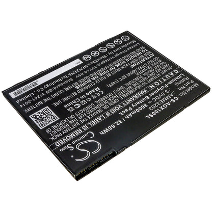 3.8V, 8600mAh, Li-Polymer Battery fits Aegex, 10 Intrinsically Safe Tablet, 10 Tablets, 32.68Wh
