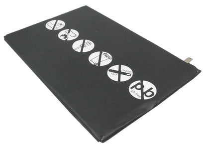 3.7V, 6400mAh, Li-Polymer Battery fits Apple, A1489, A1490, 23.68Wh