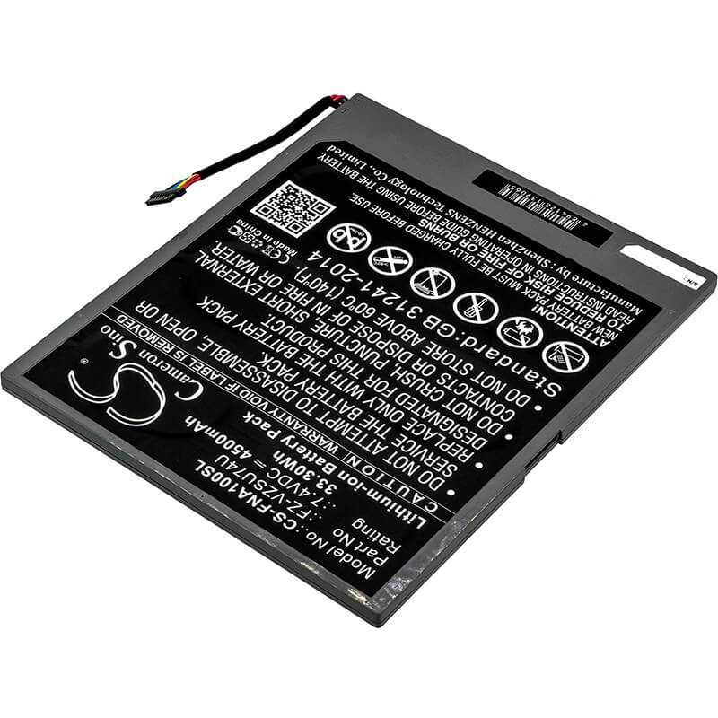 7.4V, 4500mAh, Li-ion Battery fits Panasonic, Toughpad Fz-a1, Toughpad Fz-a1 4g, 33.3Wh