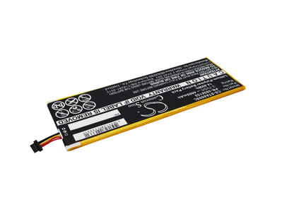3.7V, 4000mAh, Li-Polymer Battery fits Insignia, Flex 8", Ns-15at08, 14.8Wh