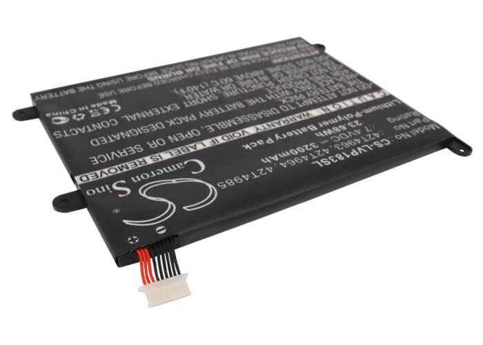 7.4V, 3200mAh, Li-Polymer Battery fits Lenovo, Thinkpad 1838, Thinkpad 1838 10.1, 23.68Wh