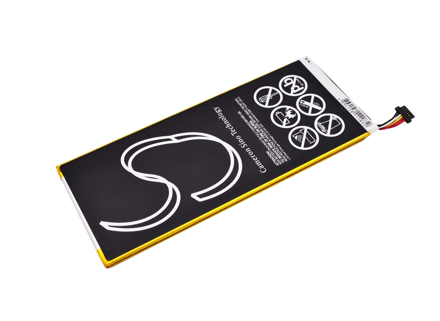 3.7V, 4700mAh, Li-Polymer Battery fits Nabi, Dmtab-nv08b, Dreamtab 8", 17.39Wh