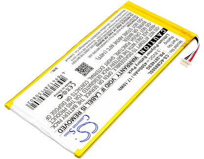 3.8V, 4500mAh, Li-Polymer Battery fits Acer, A6001, B1-850-k35x, 17.1Wh