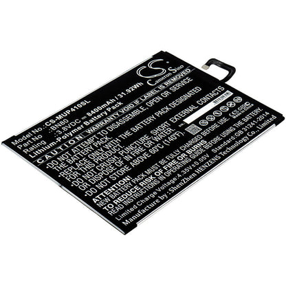3.8V, 8400mAh, Li-Polymer Battery fits Xiaomi, Mi Pad 4 Plus, 31.92Wh