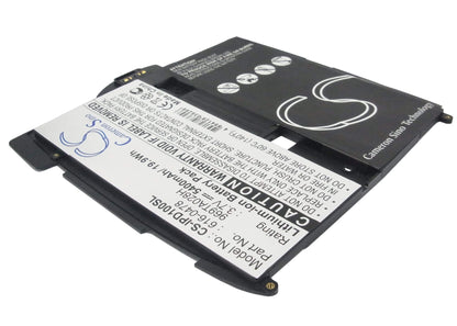 3.7V, 5400mAh, Li-Polymer Battery fits Apple, Ipad, Ipad 1st, 19.98Wh