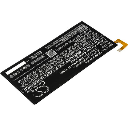 3.85V, 2900mAh, Li-Polymer Battery fits Lg, G Pad F2 8.0, G Pad F2 8.0 Lte, 11.165Wh
