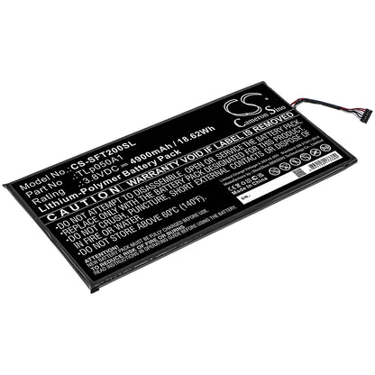 3.8V, 4900mAh, Li-Polymer Battery fits Idemia, Morphotablet 2, 18.62Wh