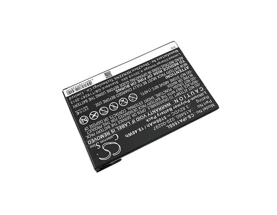 3.82V, 5100mAh, Li-Polymer Battery fits Apple, A1538, A1546, 19.482Wh