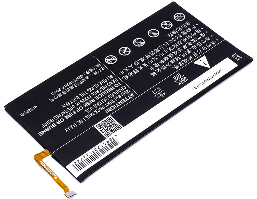 3.8V, 4600mAh, Li-Polymer Battery fits At&t, Trek 2 Hd, Trek 2 Hd Lte, 17.48Wh
