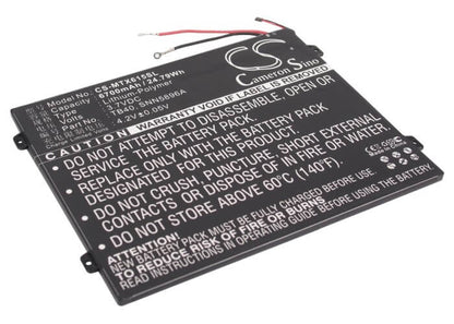 3.7V, 6700mAh, Li-Polymer Battery fits Motorola, Mz615, Mz616, 24.79Wh