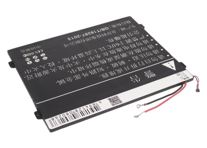 3.7V, 6700mAh, Li-Polymer Battery fits Motorola, Mz615, Mz616, 24.79Wh