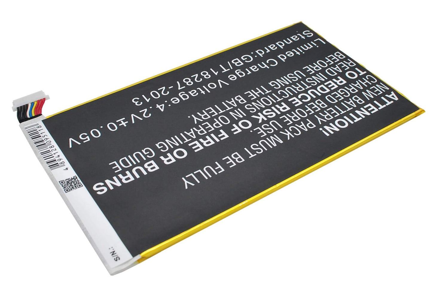 3.7V, 4400mAh, Li-Polymer Battery fits Amazon, Kc5, Kindle Fire Hd 2013, 16.28Wh