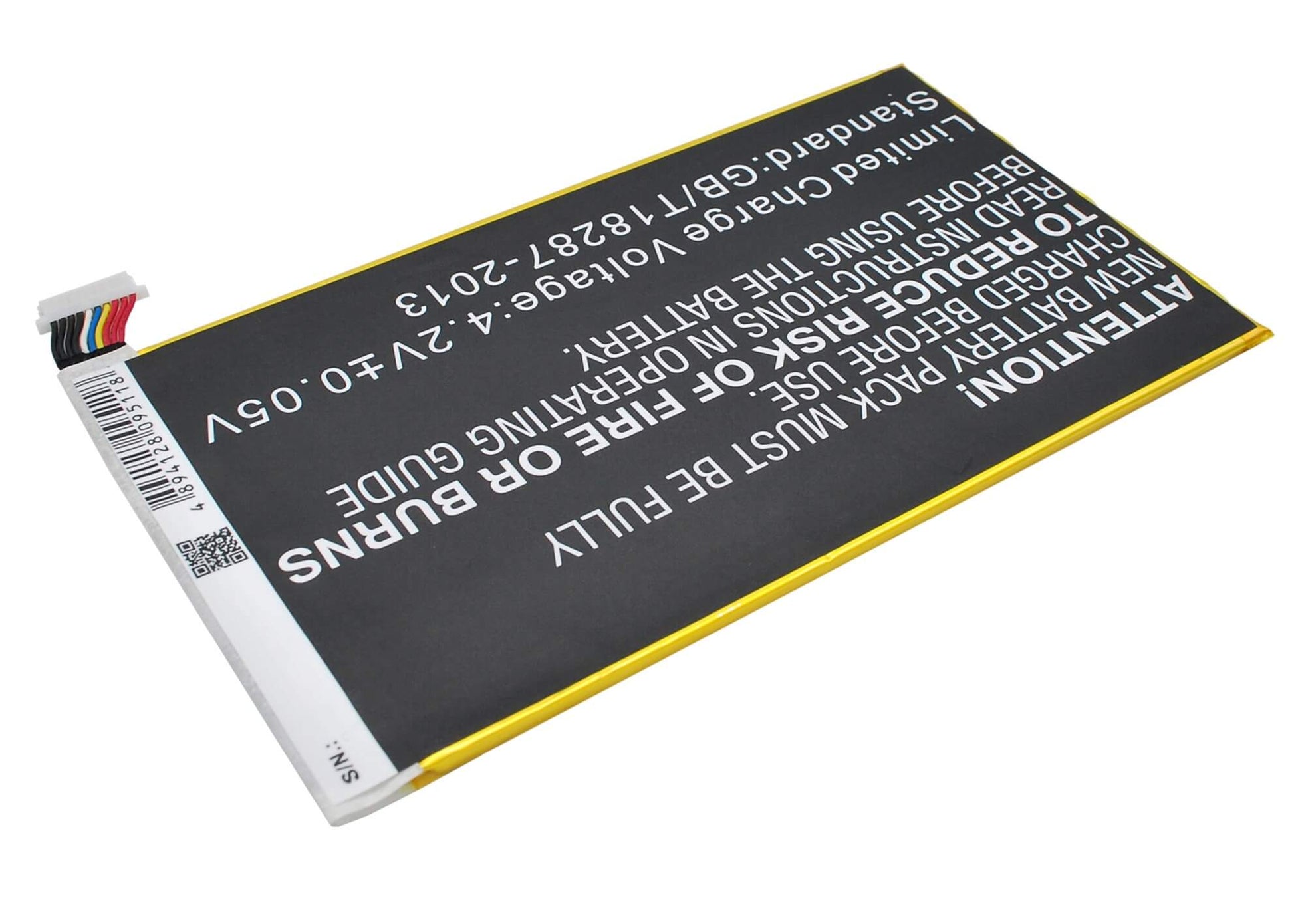 3.7V, 4400mAh, Li-Polymer Battery fits Amazon, Kc5, Kindle Fire Hd 2013, 16.28Wh