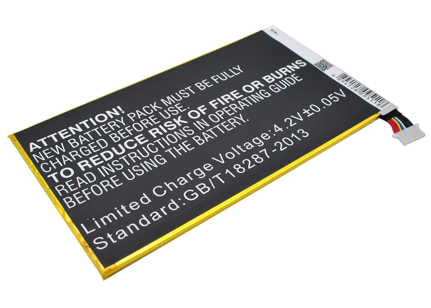 3.7V, 4400mAh, Li-Polymer Battery fits Amazon, Kc5, Kindle Fire Hd 2013, 16.28Wh