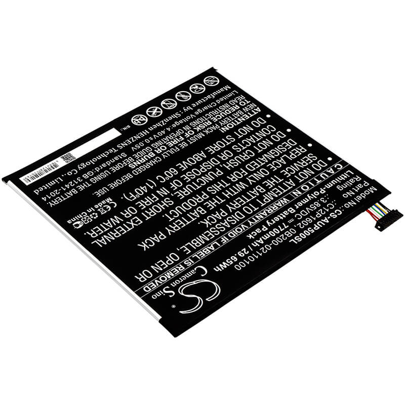 3.85V, 7700mAh, Li-Polymer Battery fits Asus, Lcd Monitor M, Lcd Monitor X, 29.645Wh