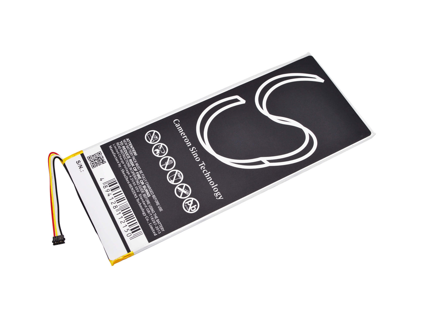 3.7V, 3300mAh, Li-Polymer Battery fits Acer, A1402, Iconia One 7 B1-730, 12.21Wh