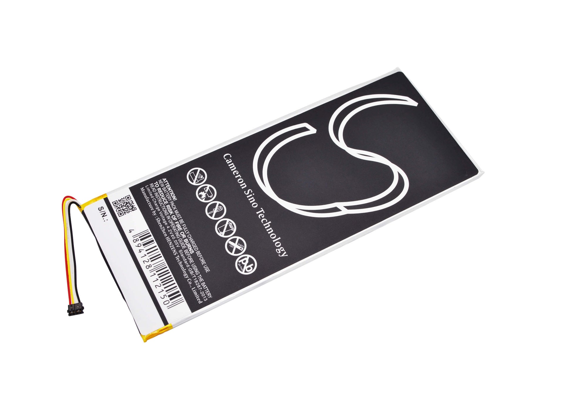 3.7V, 3300mAh, Li-Polymer Battery fits Acer, A1402, Iconia One 7 B1-730, 12.21Wh