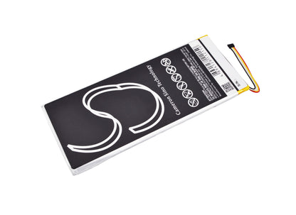 3.7V, 3300mAh, Li-Polymer Battery fits Acer, A1402, Iconia One 7 B1-730, 12.21Wh