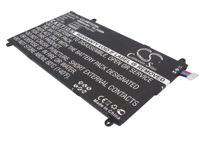 3.8V, 4800mAh, Li-Polymer Battery fits Samsung, Galaxy Tabpro 8.4, Galaxy Tabpro 8.4 Lte-a, 18.24Wh