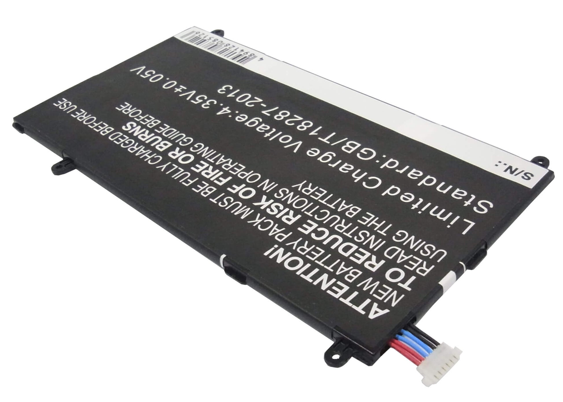 3.8V, 4800mAh, Li-Polymer Battery fits Samsung, Galaxy Tabpro 8.4, Galaxy Tabpro 8.4 Lte-a, 18.24Wh