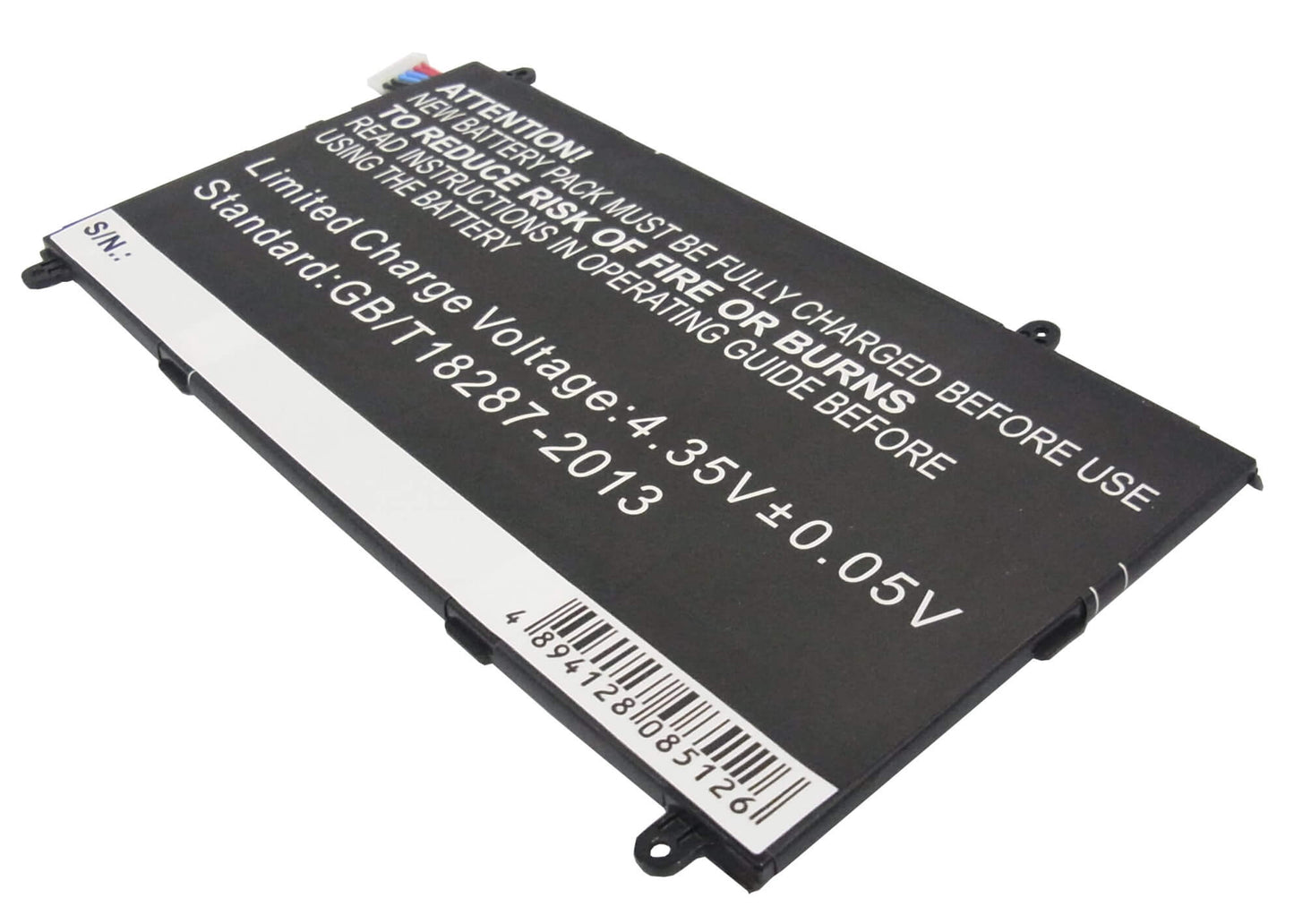 3.8V, 4800mAh, Li-Polymer Battery fits Samsung, Galaxy Tabpro 8.4, Galaxy Tabpro 8.4 Lte-a, 18.24Wh