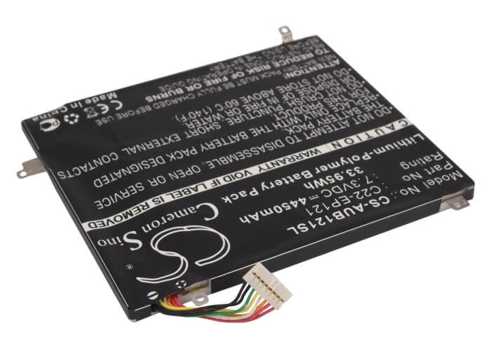 7.3V, 4450mAh, Li-Polymer Battery fits Asus, Eee Pad B121, Eee Pad Slate, 32.485Wh