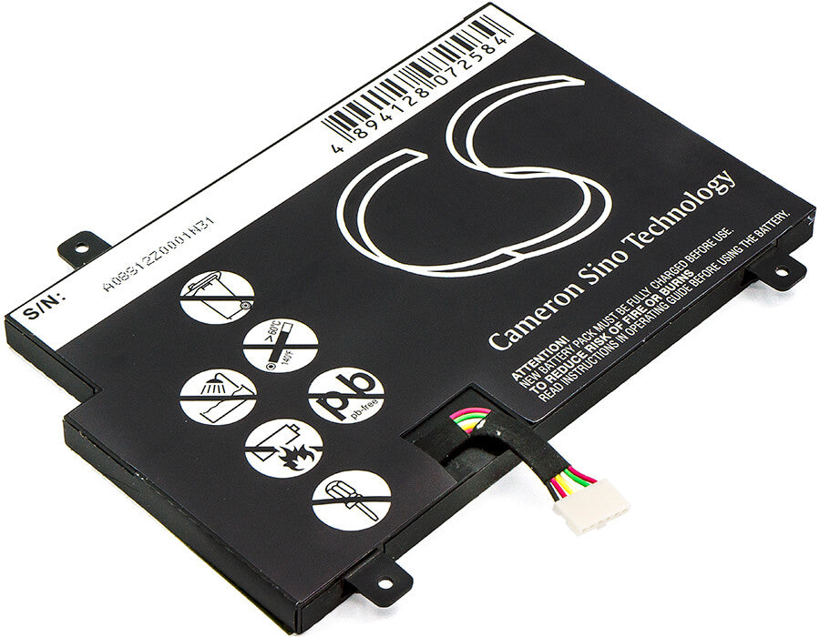 7.4V, 4200mAh, Li-Polymer Battery fits Msi, Windpad 110, Windpad 110w, 31.08Wh