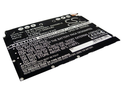 7.4V, 3250mAh, Li-Polymer Battery fits Motorola, Mz604, Xoom, 24.05Wh