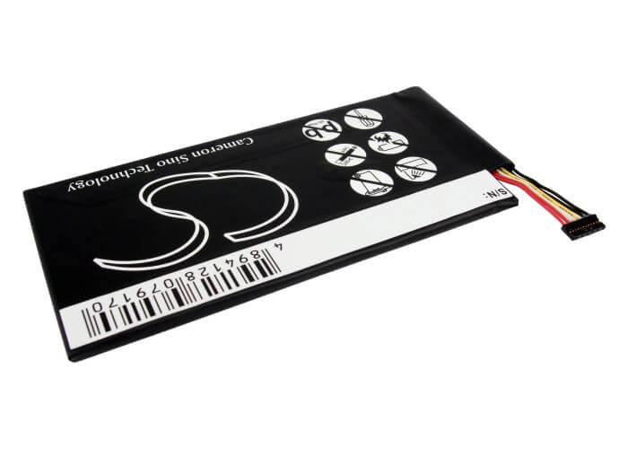 3.7V, 4300mAh, Li-Polymer Battery fits Asus, Me370t, Memo Pad Me370t, 15.91Wh