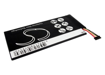 3.7V, 4300mAh, Li-Polymer Battery fits Google, Nexus 7, Nexus 7 16gb, 15.91Wh