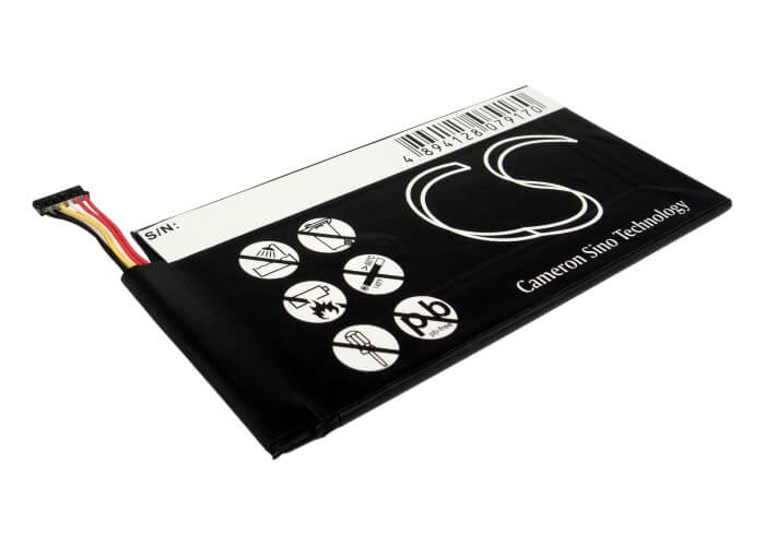 3.7V, 4300mAh, Li-Polymer Battery fits Google, Nexus 7, Nexus 7 16gb, 15.91Wh