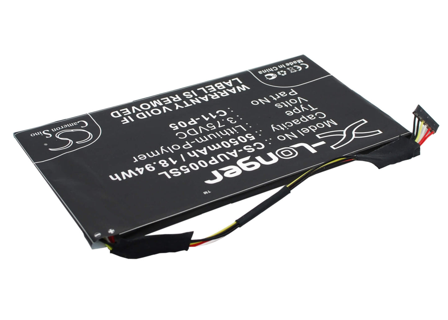 3.75V, 5050mAh, Li-Polymer Battery fits Asus, Padfone Infinity A80 10.1, Padfone Infinity A80 Tablet, 18.9375Wh