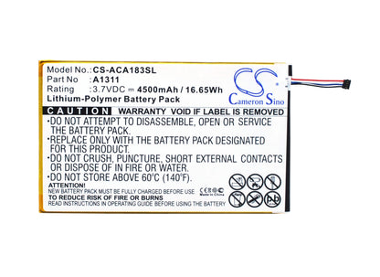 3.7V, 4500mAh, Li-Polymer Battery fits Acer, A1-830, A1-830-2csw-l16t, 16.65Wh