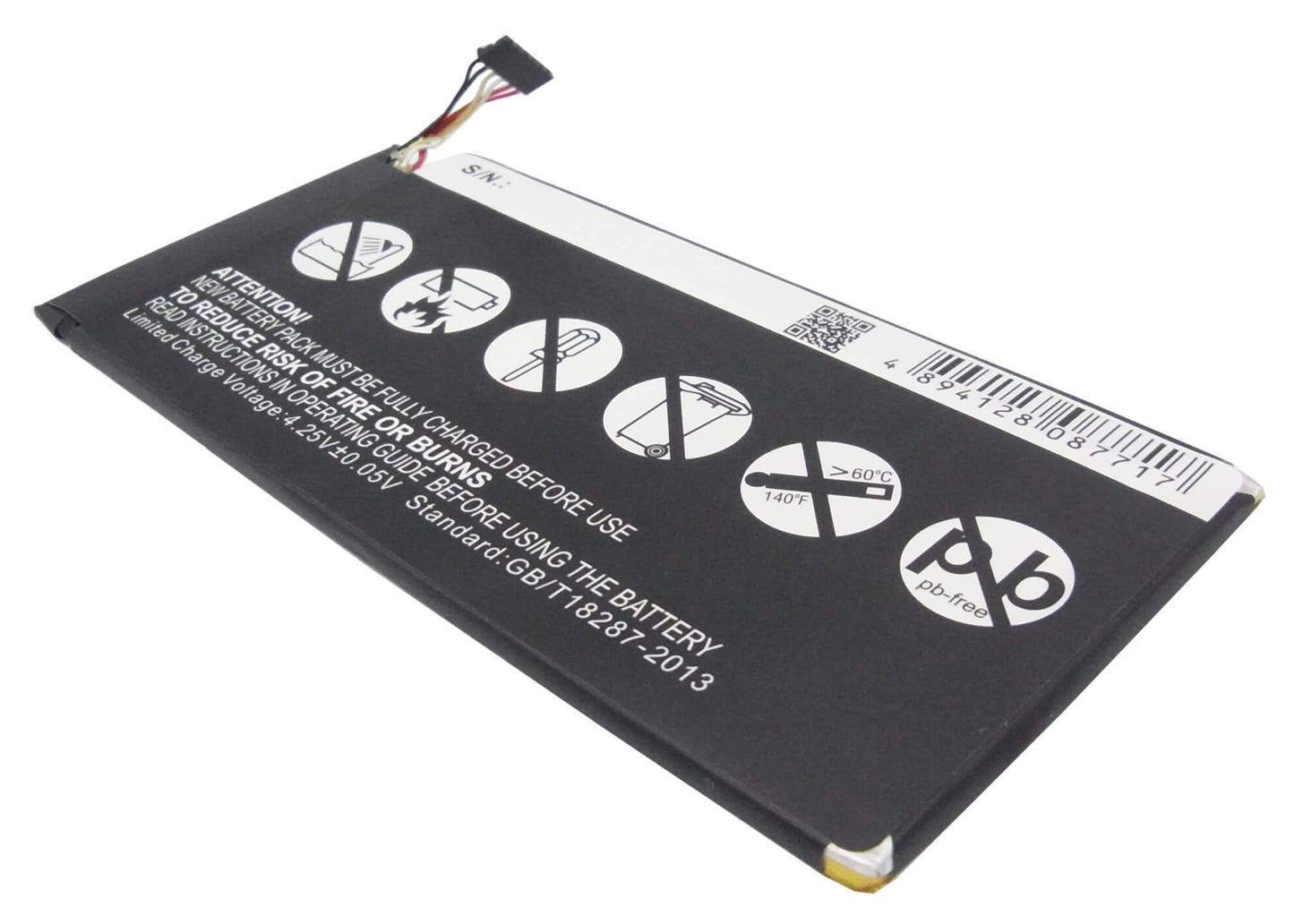 3.75V, 4250mAh, Li-Polymer Battery fits Asus, Fonepad 7", K004, 15.9375Wh