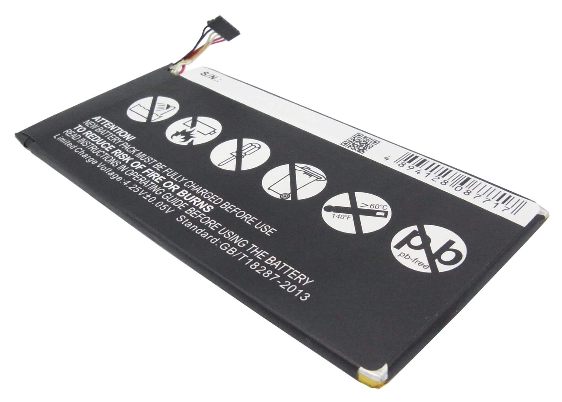 3.75V, 4250mAh, Li-Polymer Battery fits Asus, Fonepad 7", K004, 15.9375Wh