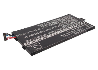 3.7V, 5000mAh, Li-Polymer Battery fits Toshiba, Regza At1s0, Thrive 7, 18.5Wh