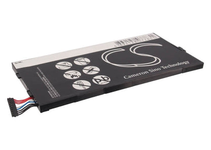 3.7V, 5000mAh, Li-Polymer Battery fits Toshiba, Regza At1s0, Thrive 7, 18.5Wh