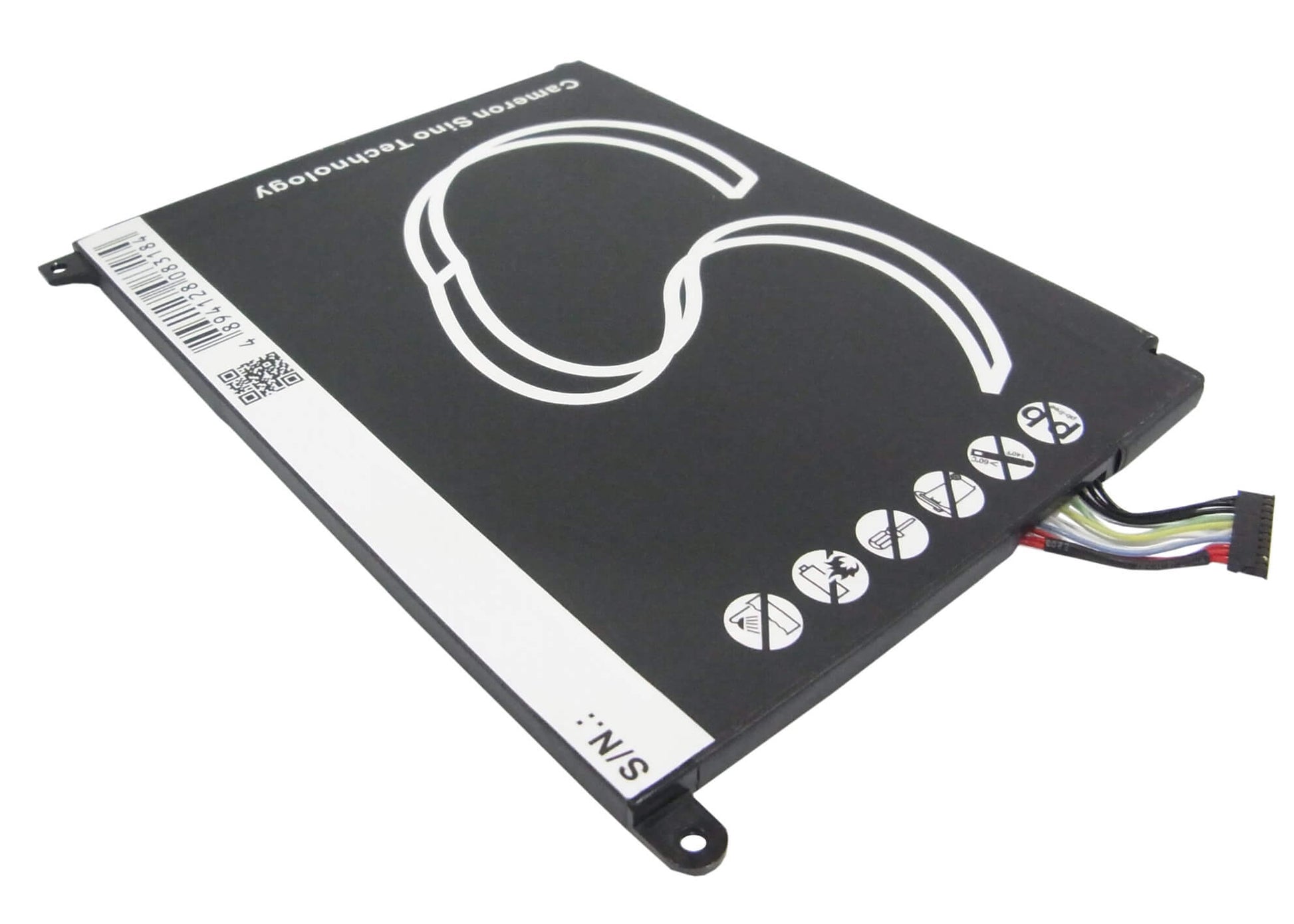 3.7V, 3840mAh, Li-Polymer Battery fits Lenovo, Ideapad S2007, Ideapad S2007a, 14.208Wh