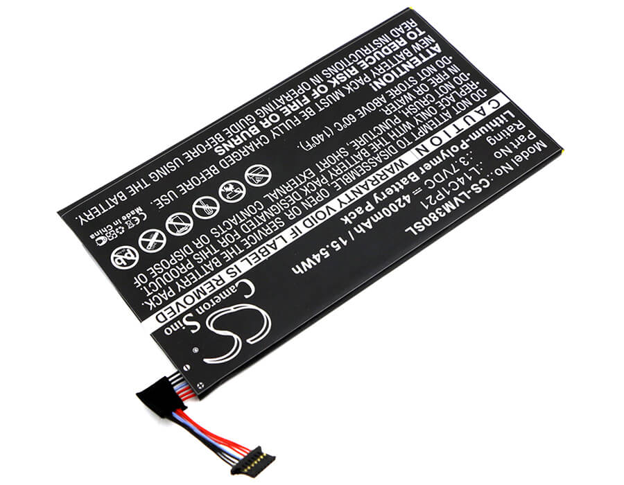 3.7V, 4200mAh, Li-Polymer Battery fits Lenovo, Ideatab Miix 3, Miix3-830, 15.54Wh