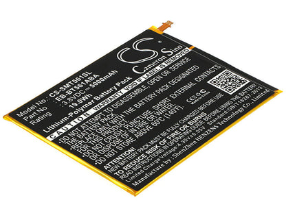 3.8V, 5000mAh, Li-Polymer Battery fits Samsung, Galaxy Tab E Nook Edition 9.6, Sm-t560, 19Wh