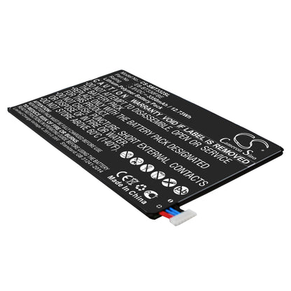 3.8V, 3350mAh, Li-Polymer Battery fits Samsung, Galaxy Tab4 8.0 3g, Sm-t330, 12.73Wh
