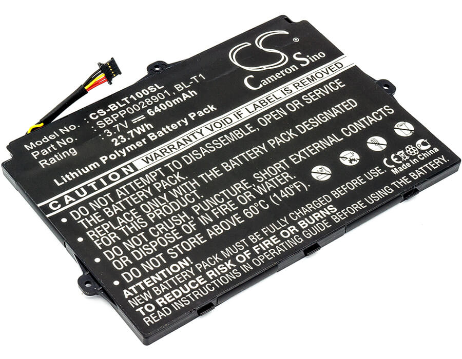 3.7V, 6400mAh, Li-Polymer Battery fits Lg, Optimus Pad L-06c, Optimus Pad V900, 23.68Wh