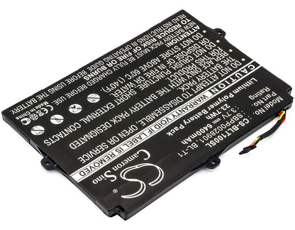3.7V, 6400mAh, Li-Polymer Battery fits Lg, Optimus Pad L-06c, Optimus Pad V900, 23.68Wh